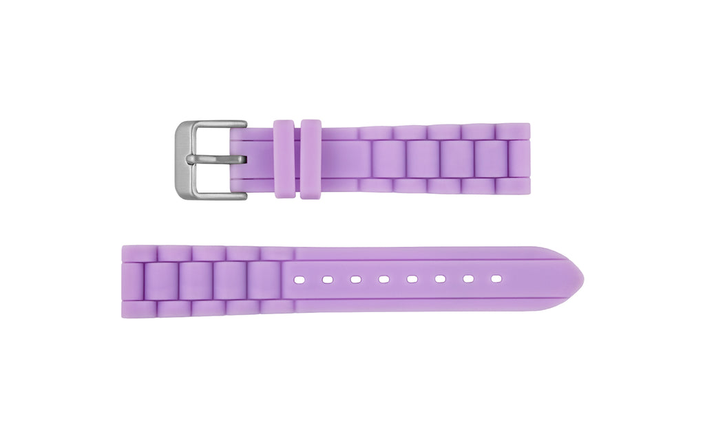 Hadley-Roma Women's Lavender Silicone Watch Band