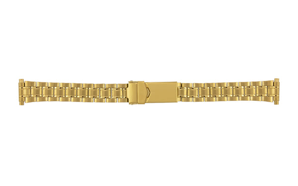 Hadley Roma Women's Goldtone Metal Bracelet Watch Band