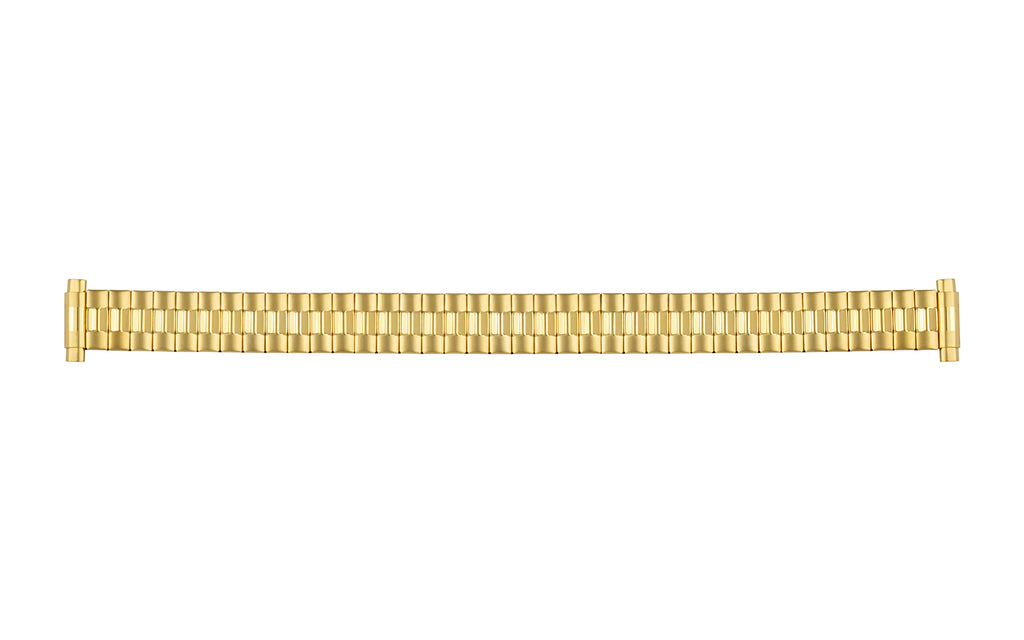 Hadley Roma Women's Goldtone Classic Link Metal Expansion Watch Band
