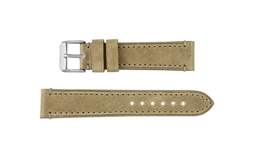 Fleurus France - Men's Natural Camel Leather Watch Strap