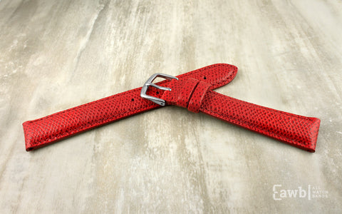 Hadley Men's Red Hermès™ Leather Watch Strap