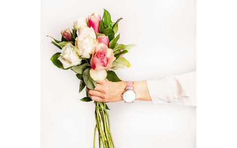 Rose by HIRSCH - Rose Petal Vegan Watch Strap *Limited Edition*