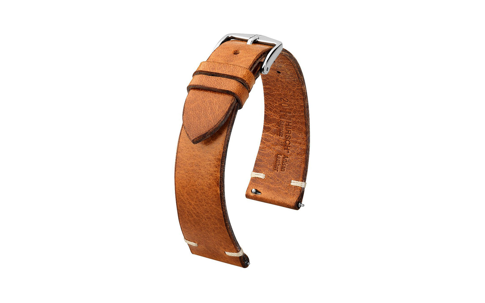 Bracelet De Montre Hirsch Crocograin - Taille 12 Vert - Neuf Sans étiquette