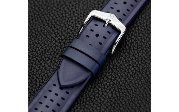 Nyad by HIRSCH - Blue Caoutchouc Rubber Performance Watch Strap