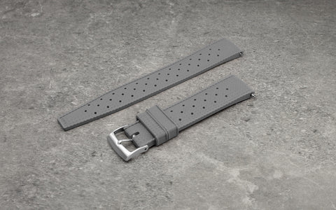 AWB Gray Tropical Style FKM Rubber Watch Strap