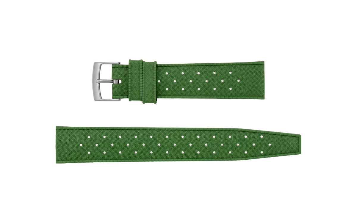 AWB Olive Tropical Style FKM Rubber Watch Strap