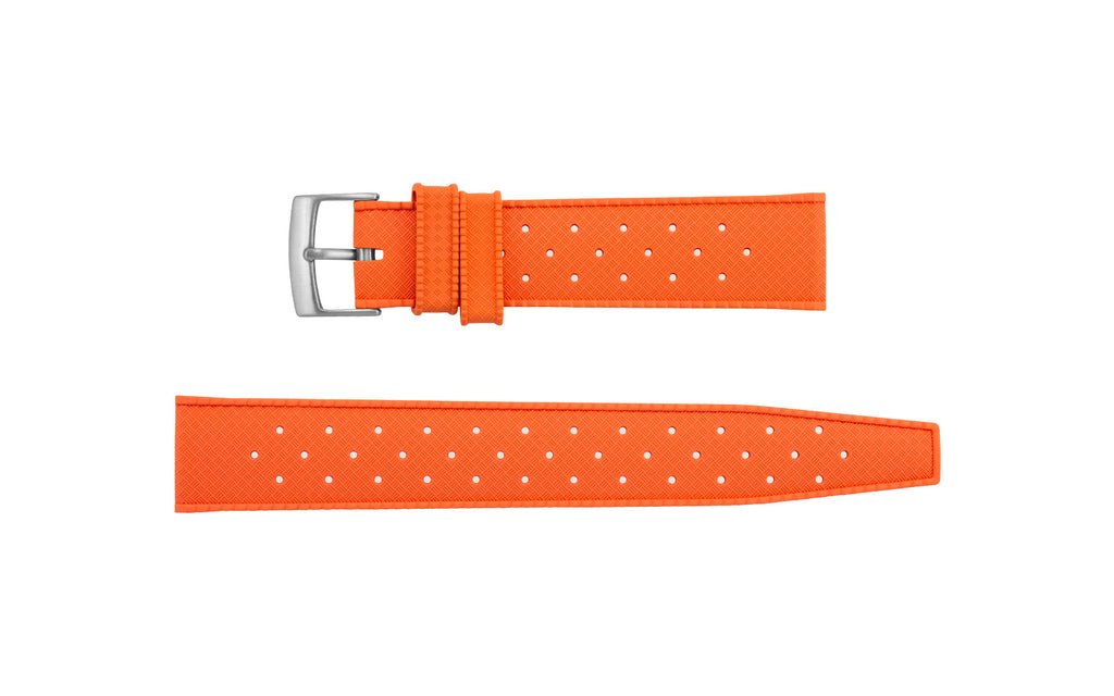 AWB Orange Tropical Style FKM Rubber Watch Strap