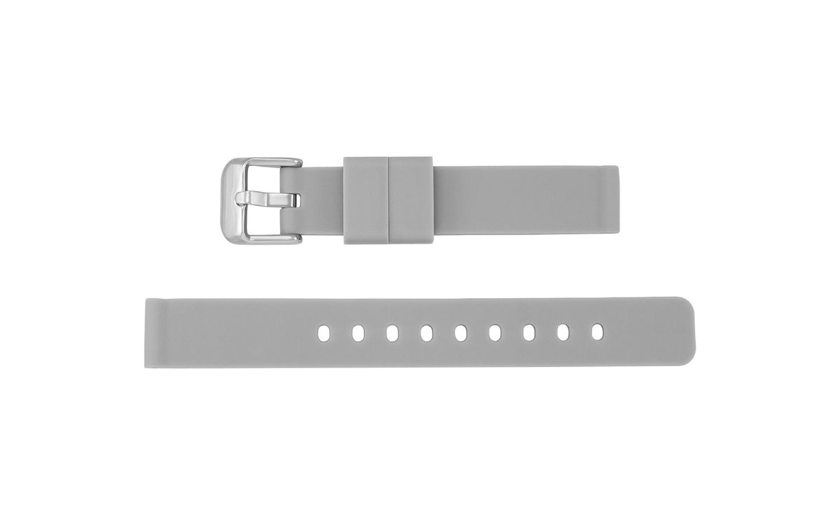 AWB Women&#39;s Gray Smooth Silicone Watch Band