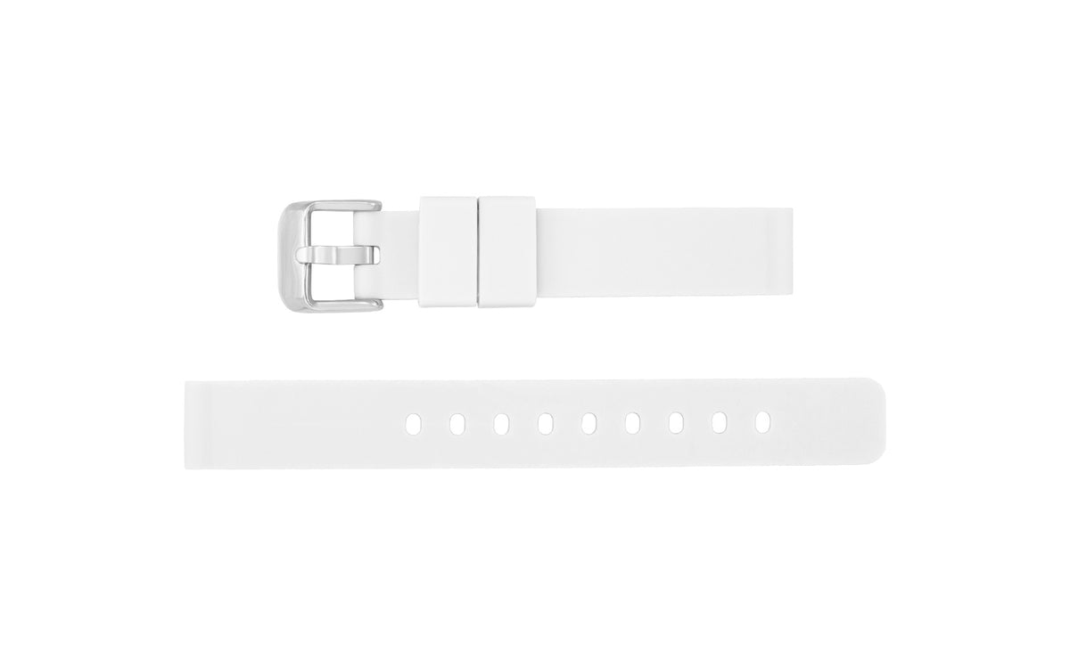 AWB Women&#39;s White Smooth Silicone Watch Band