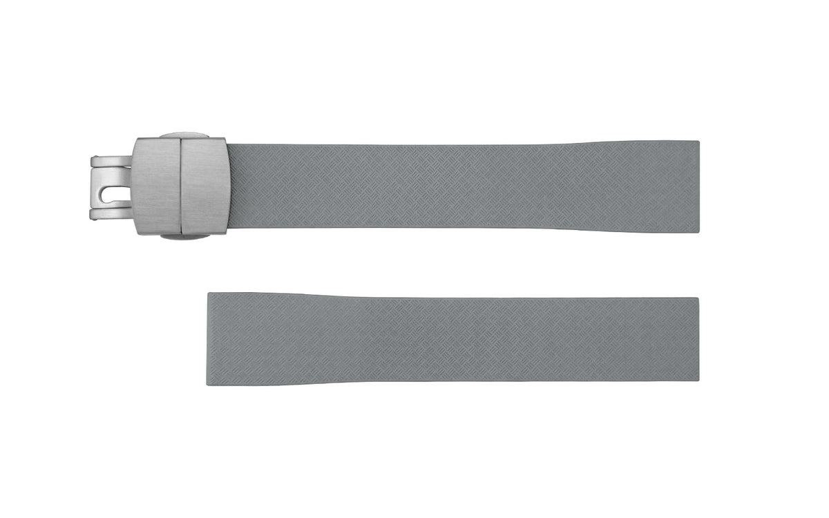 AWB Gray Cut-to-Size CTS FKM Rubber Watch Strap