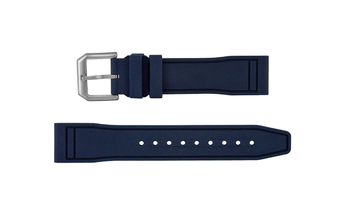 AWB Navy Pilot Style FKM Rubber Watch Strap