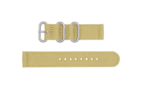 AWB Khaki Two-Piece Ballistic Nylon Watch Strap