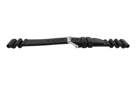 AWB Men's Black PVC Rubber Triathlon® Style Watch Band