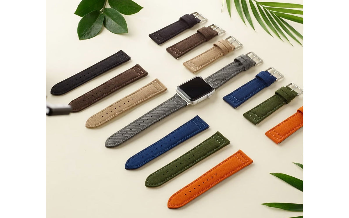 Apple Watch Strap - Black Cordura® Fabric