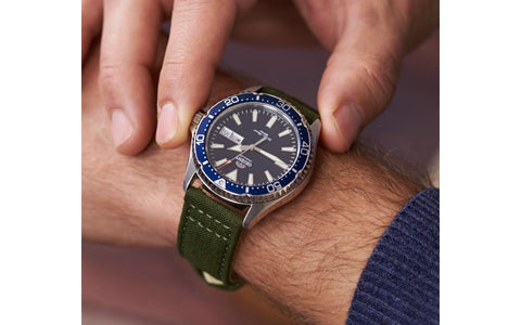 Hadley Olive Cordura® Fabric Vegan Watch Strap