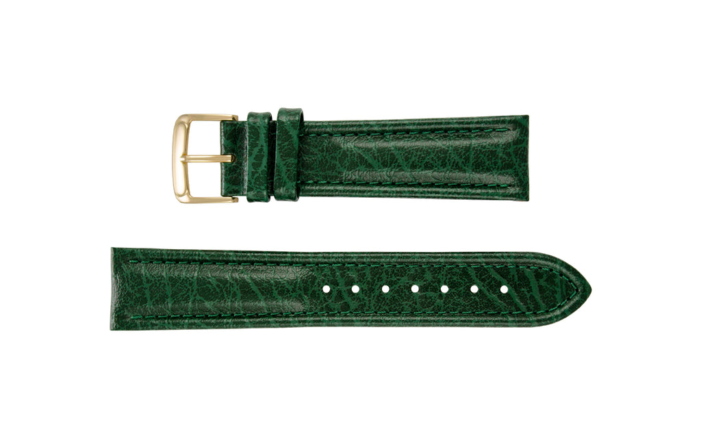Speidel Men's Green Retro Leather Watch Strap