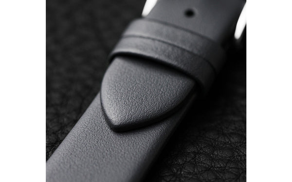 Toronto by HIRSCH - Men's Gray Fine-Grain Italian Leather Watch Strap