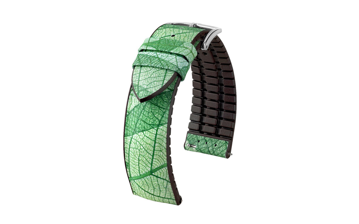 Leaf by HIRSCH - Green Vegan Performance Watch Strap