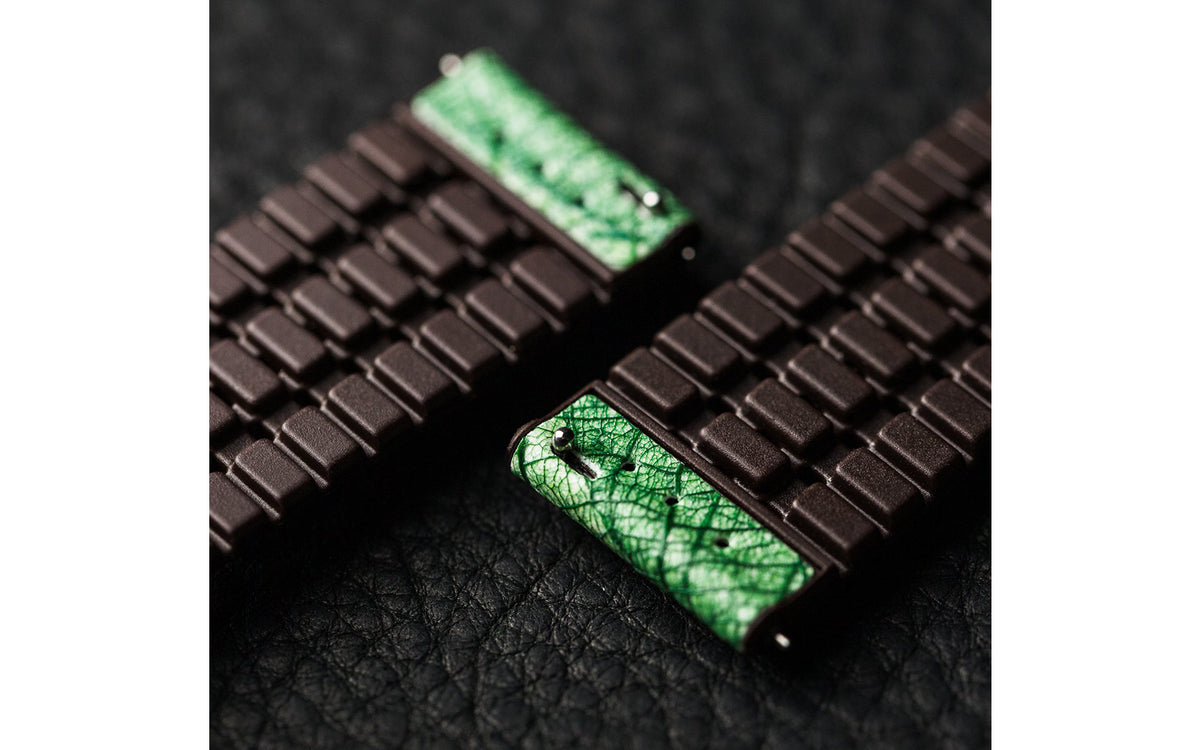 Leaf by HIRSCH - Green Vegan Performance Watch Strap