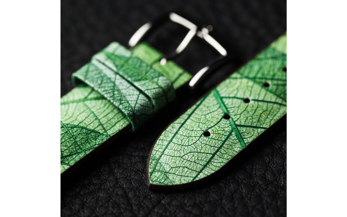 Leaf by HIRSCH - Green Vegan Performance Watch Strap