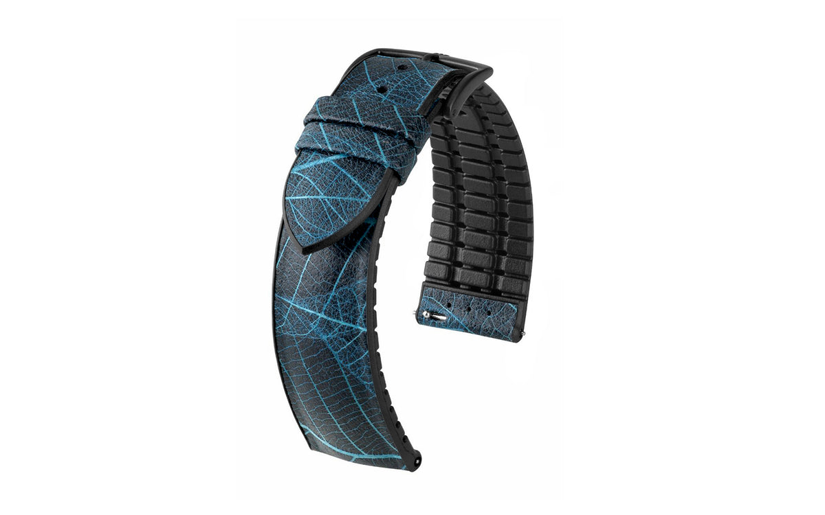 Leaf by HIRSCH - Blue Vegan Performance Watch Strap
