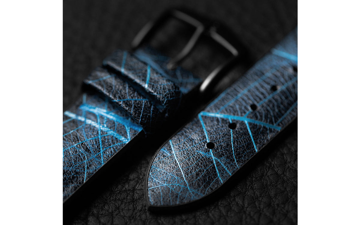 Leaf by HIRSCH - Blue Vegan Performance Watch Strap