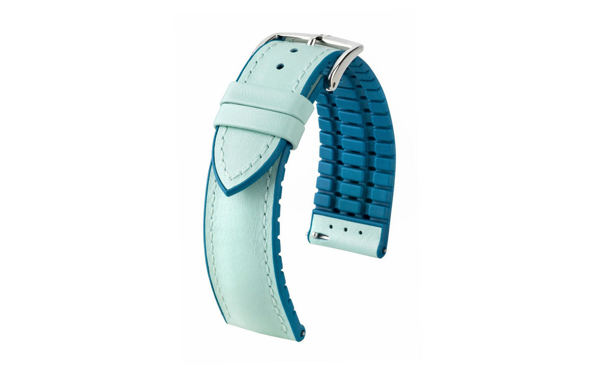 Lindsey by HIRSCH - Blue Italian Calfskin Performance Watch Strap