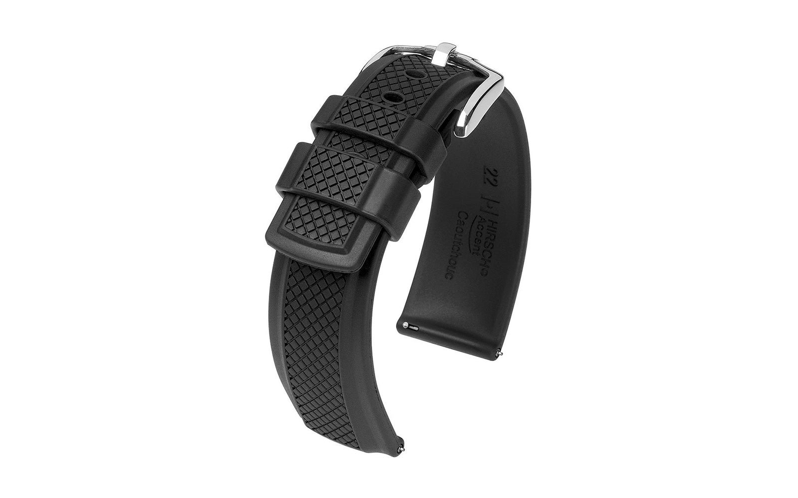 Genuine Rubber Tire Tread Watch Strap Black Rubber Watch Band