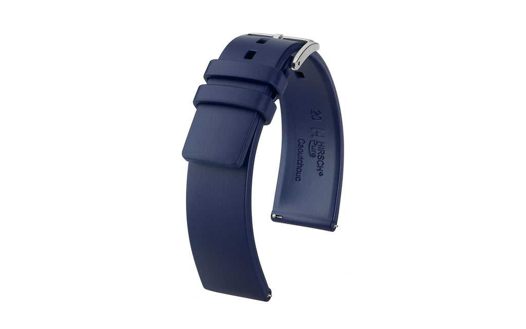 Apple Watch 42mm, 44mm, 45mm - Black Ridged Silicone Watch Strap