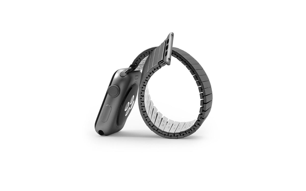 Apple Watch 38mm Band - Speidel Black Stainless Steel Expansion