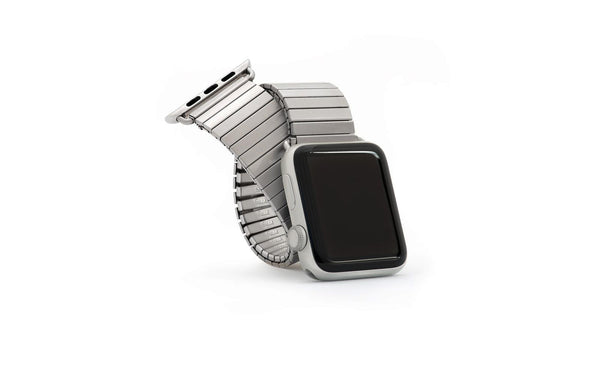 Replacement 38mm/40mm Watch Band for Apple Watch - Twist-O-Flex | Speidel 2 / Brushed