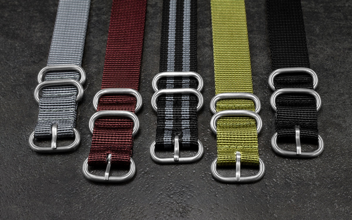 AWB Olive Ballistic Nylon Watch Strap