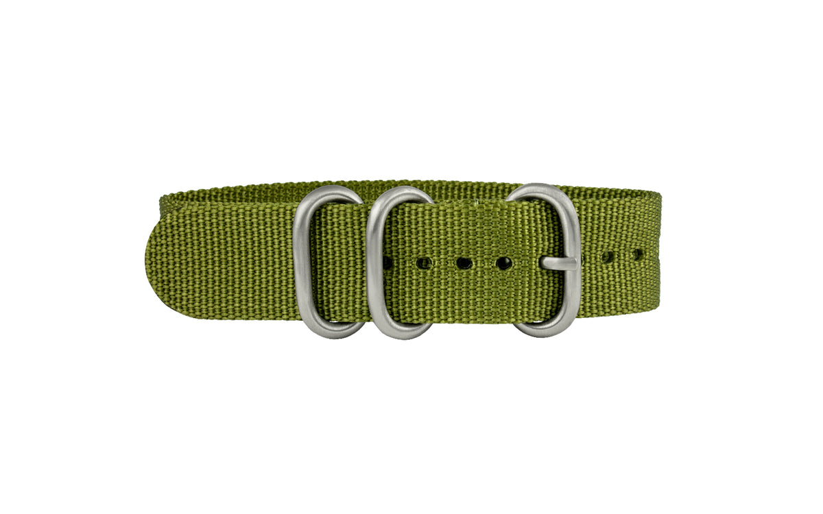 AWB Olive Ballistic Nylon Watch Strap