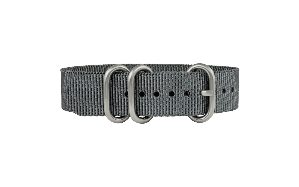 AWB Gray Ballistic Nylon Watch Strap