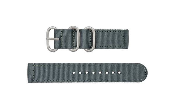 【BAON】Carrie Strap Nylon Long One Piece Watch Band Nylon One Piece Wrap Sport Strap Black Adjustable