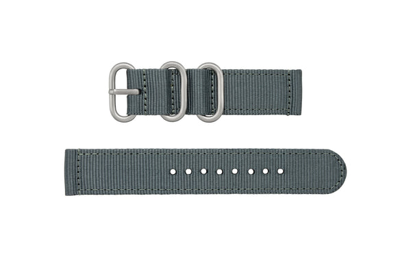 AWB Gray Two-Piece Ballistic Nylon Watch Strap