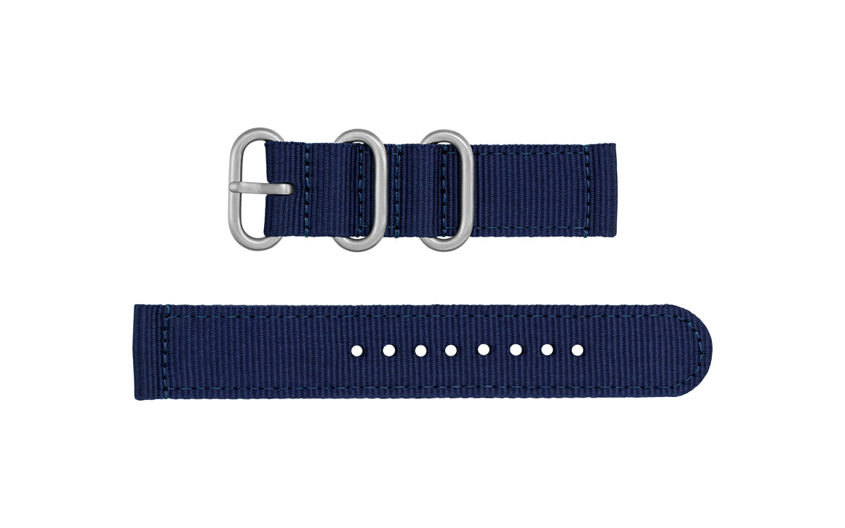 AWB Navy Two-Piece Ballistic Nylon Watch Strap