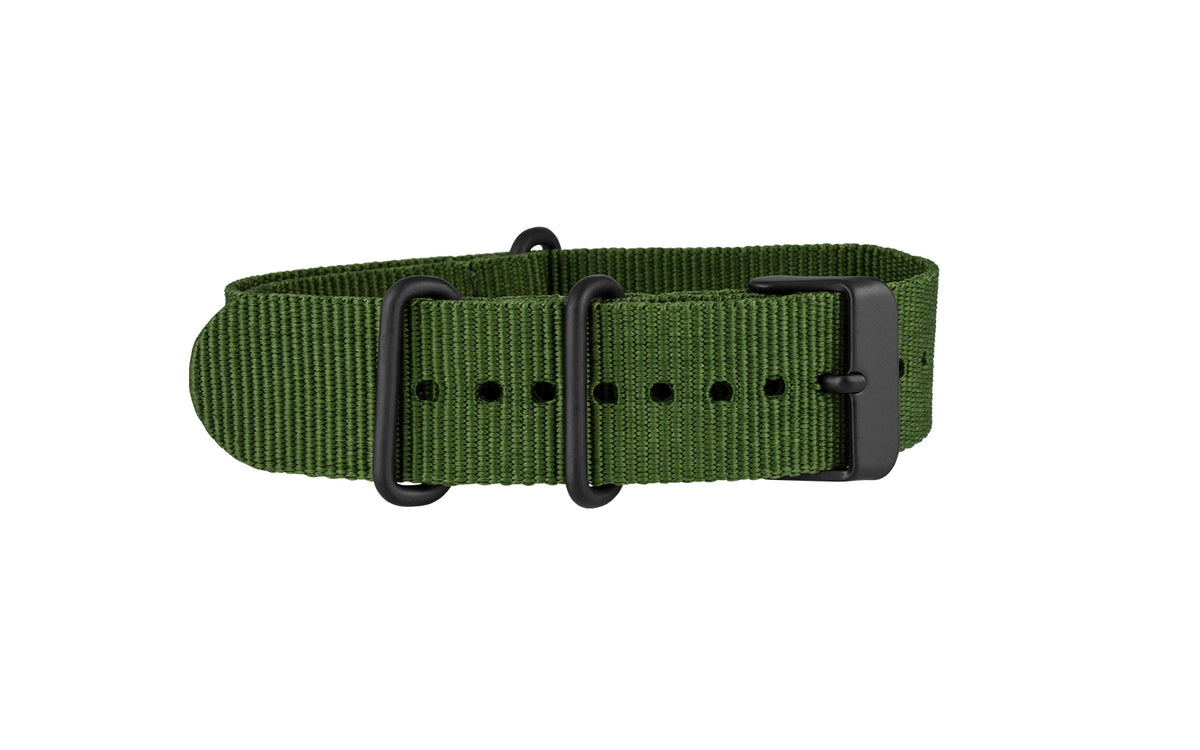 AWB Men&#39;s Olive Ballistic Nylon Watch Strap