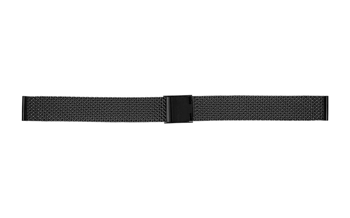 AWB Steel Series - Women&#39;s Black Metal Mesh Watch Band