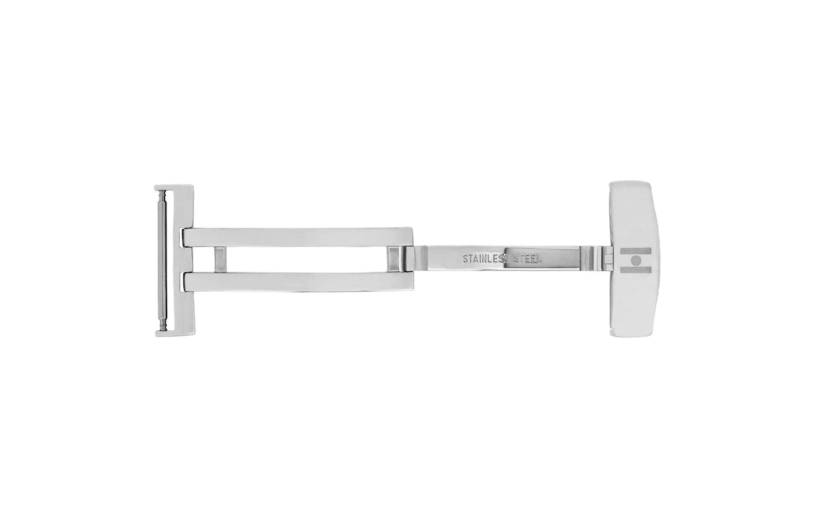 HIRSCH Sport Deployant Clasp - Stainless Steel