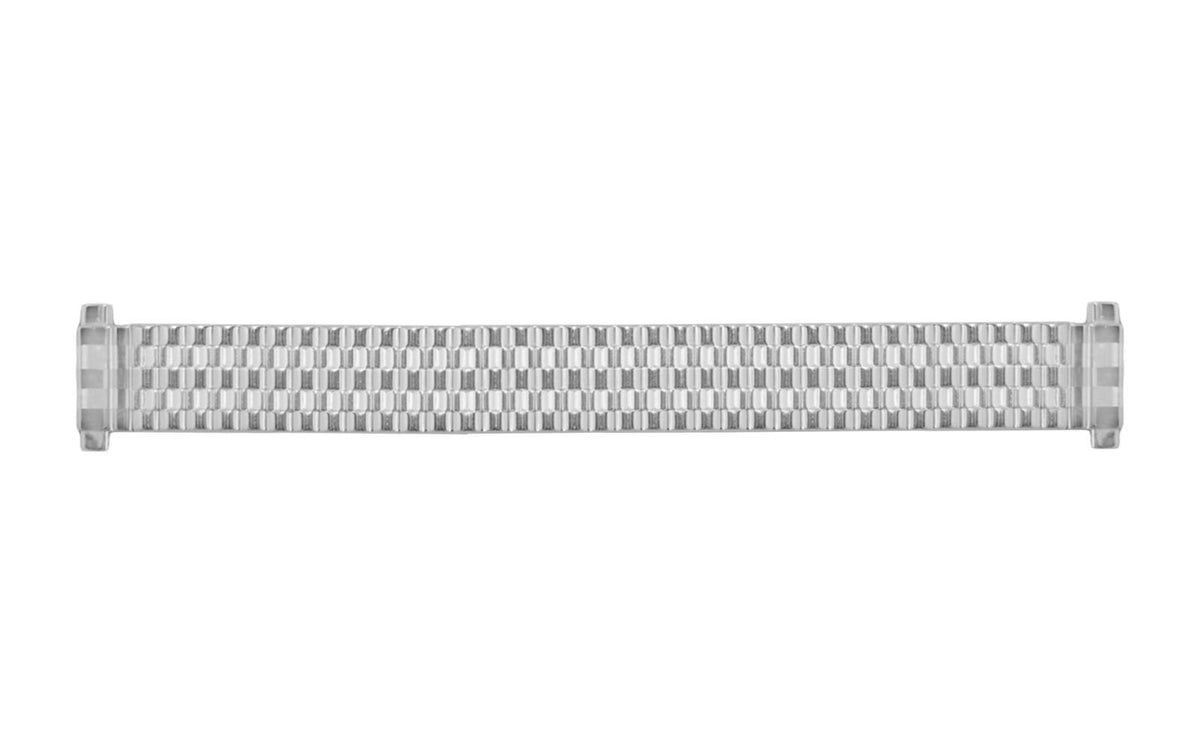 Hadley Roma Women&#39;s Stainless Steel Straight End Metal Expansion Watch Band LB6562W