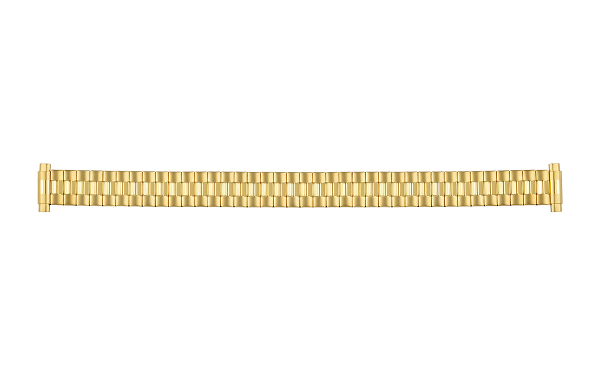 Hadley Roma Women&#39;s Goldtone Classic Link Metal Expansion Watch Band