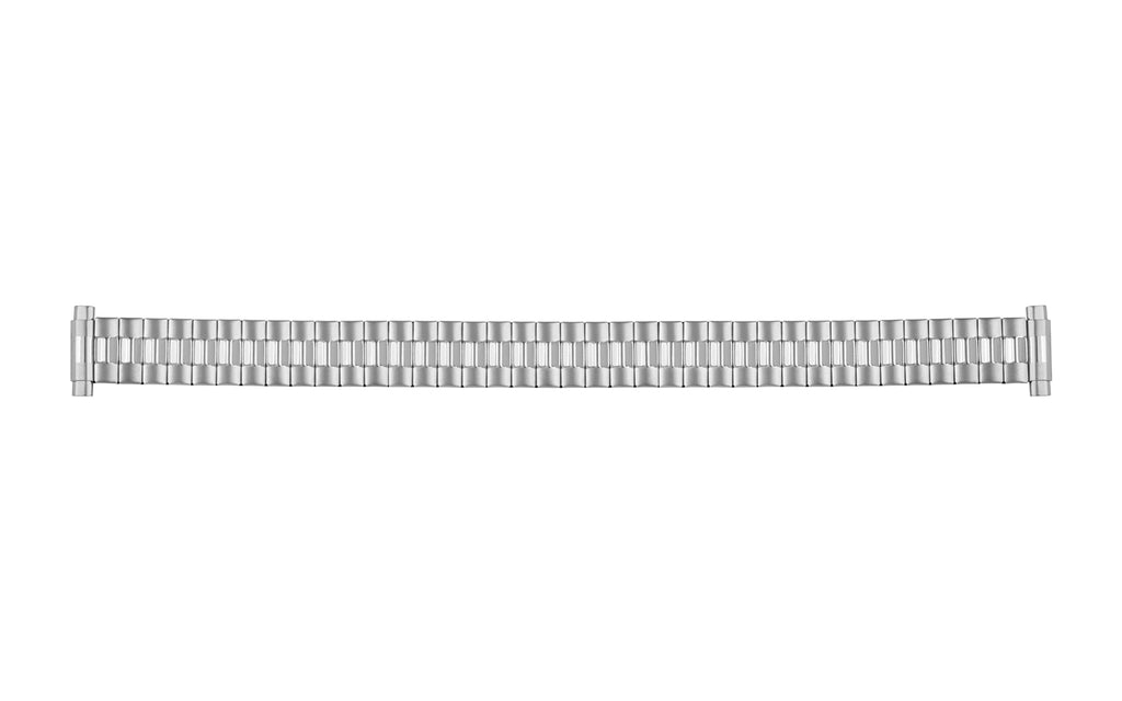 Hadley Roma Women's Stainless Steel Classic Link Metal Expansion Watch Band