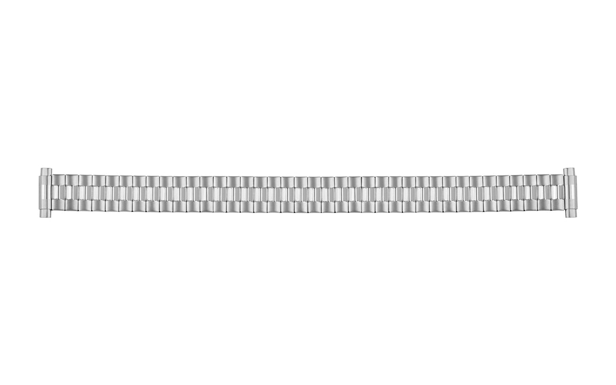 Hadley Roma Women&#39;s Stainless Steel Classic Link Metal Expansion Watch Band