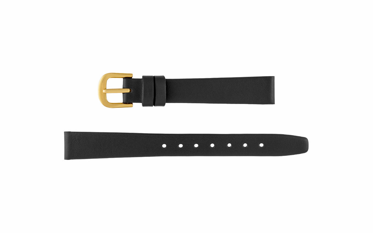 Stuller Women&#39;s Black Flat Calfskin Watch Strap