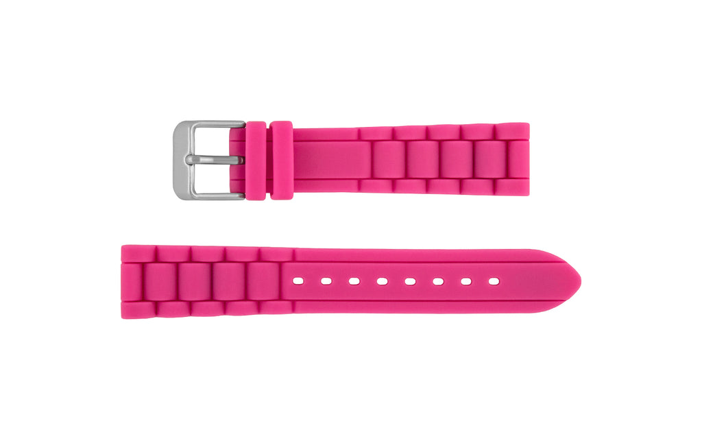 Hadley-Roma Women's Pink Silicone Watch Band