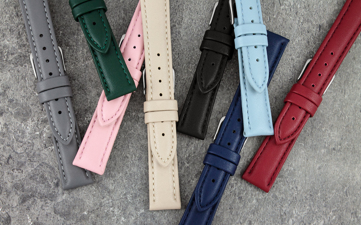 Hadley Women&#39;s Gray Microfiber Vegan Watch Strap