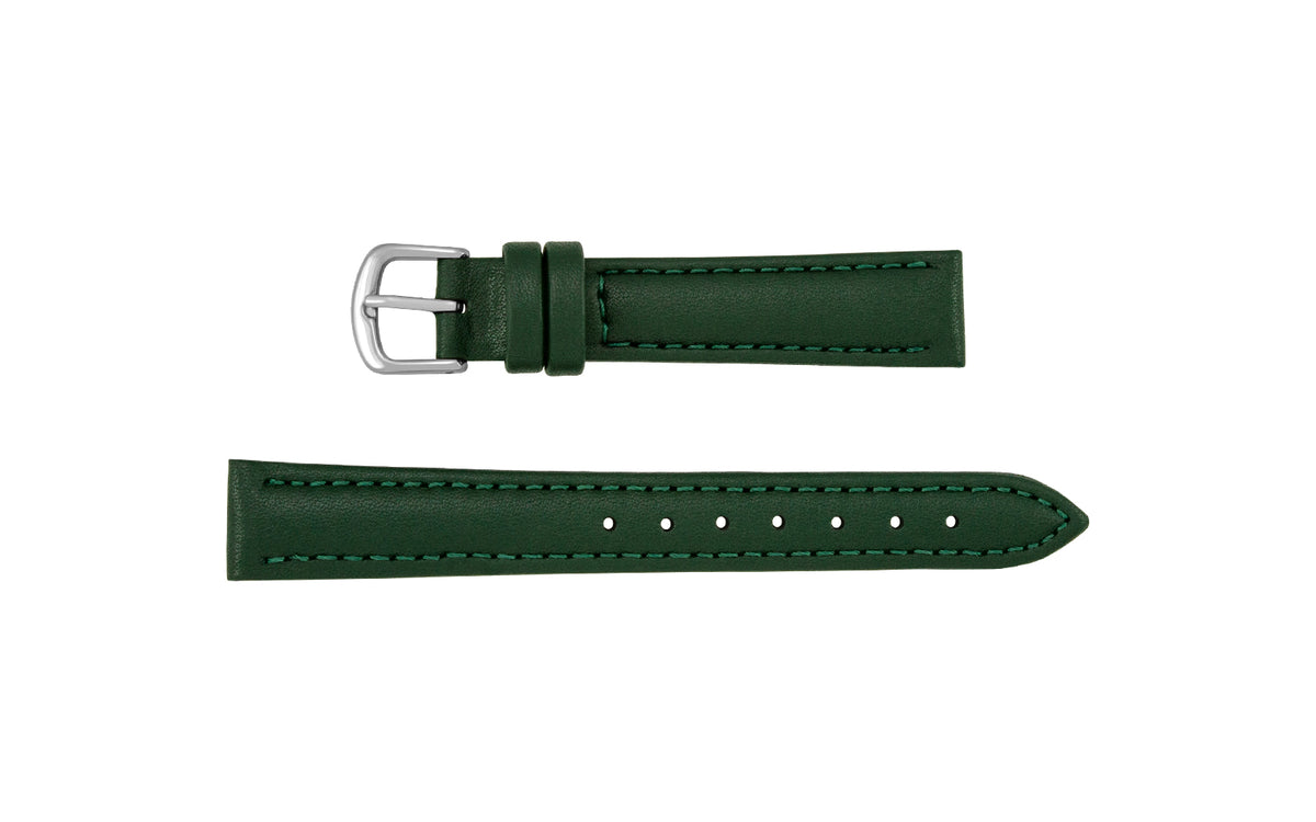 Hadley Women&#39;s Forest Green Microfiber Vegan Watch Strap