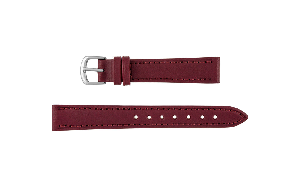 Hadley-Roma Women's Pomegranate Italian Calfskin Leather Watch Strap