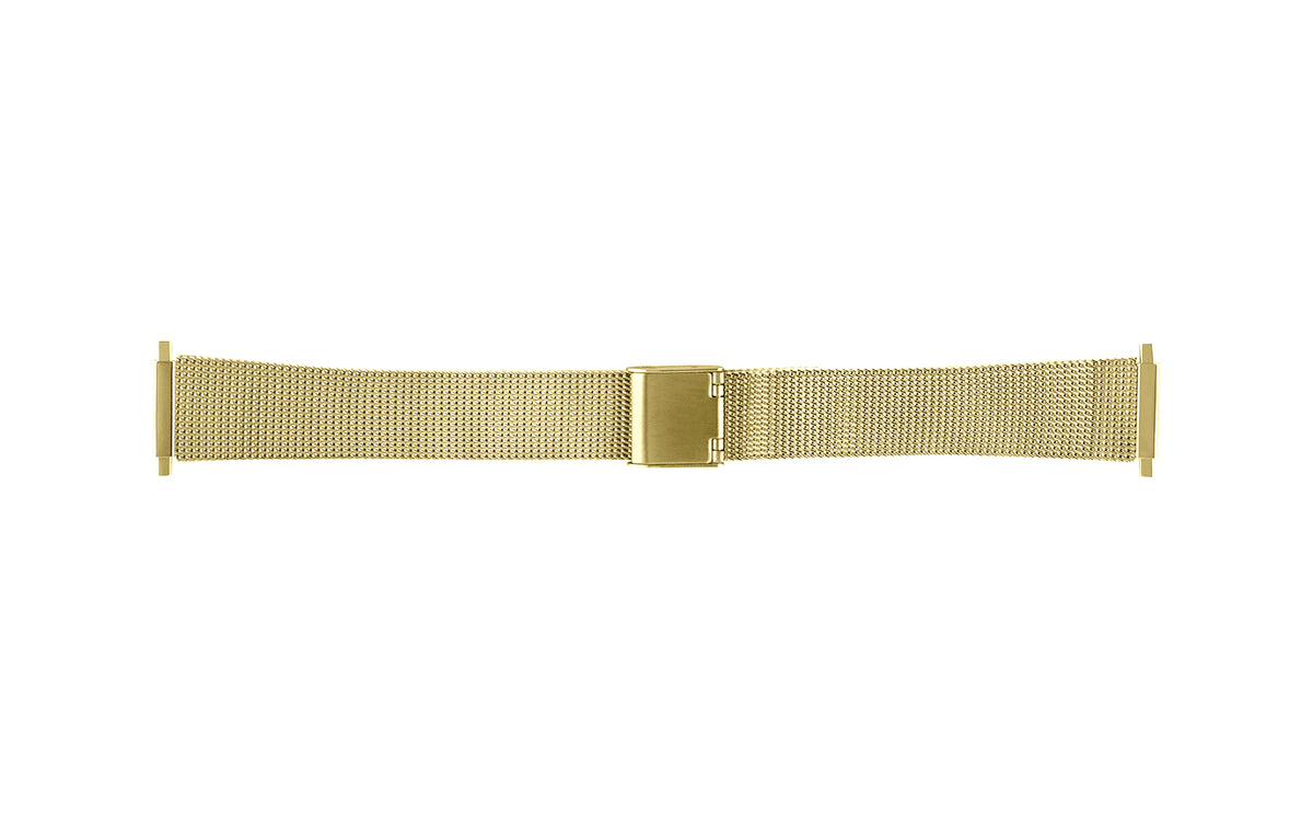 Hadley-Roma Women&#39;s Goldtone Metal Mesh Bracelet Watch Band